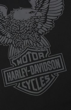 Мужской шарф-снуд HARLEY-DAVIDSON черного цвета, арт. 97124-22VX | Фото 3 (Материал: Текстиль, Синтетический материал; Мужское Кросс-КТ: Шарфы - шарфы; Кросс-КТ: другое)