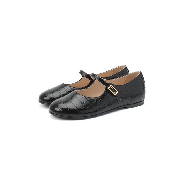 Кожаные туфли Fendi JFR321/TC3/32-39