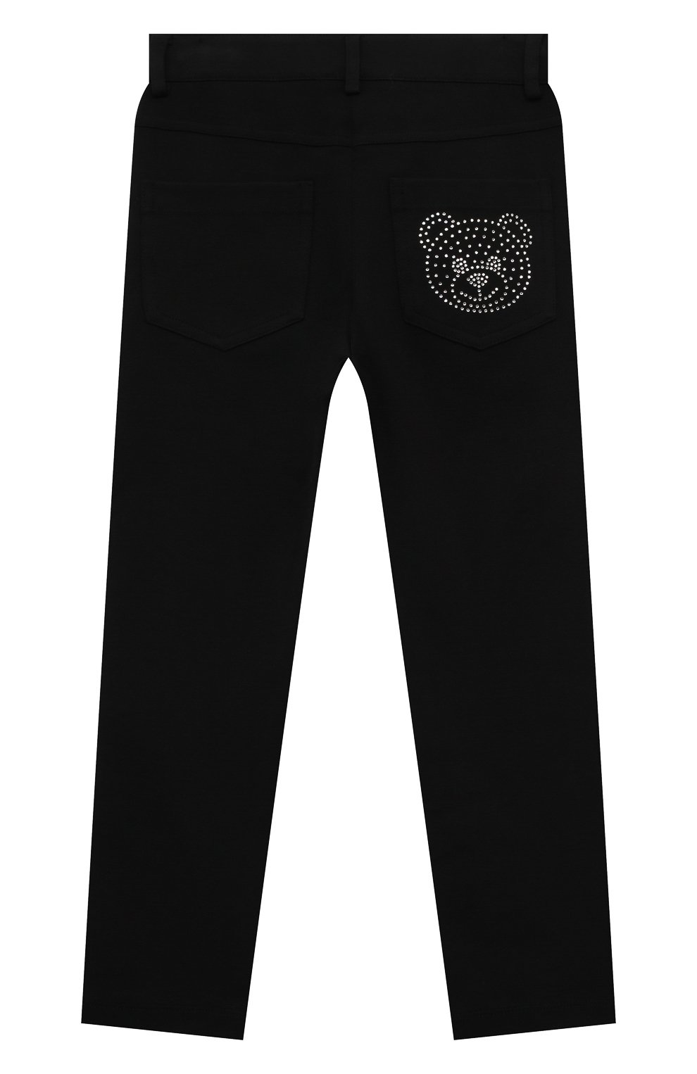 Брюки для девочки из вискозы Moschino  HDP04I/LJA00/10A-14A Фото 2