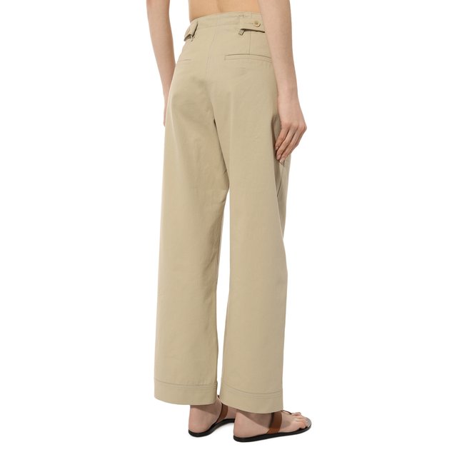 фото Хлопковые брюки low classic