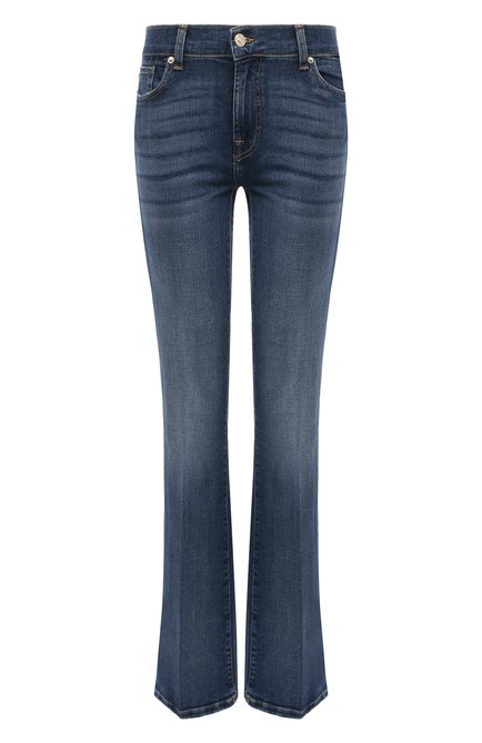 Женские джинсы 7 FOR ALL MANKIND голубого цвета по цене 20600 руб., арт. JSWB44A0NT | Фото 1
