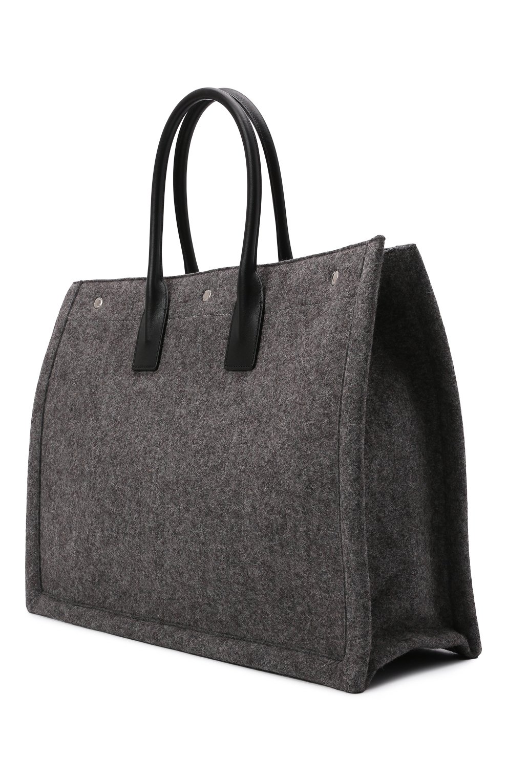 Мужская текстильная сумка-шопер rive gauche large SAINT LAURENT серого цвета, арт. 509415/24N4E | Фото 3 (Материал: Текстиль; Размер: large)