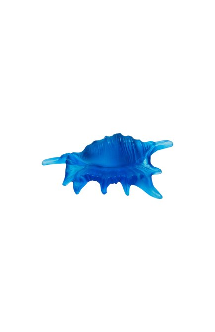 Скульптура ракушка coral sea DAUM �синего цвета, арт. 05712 | Фото 1 (Интерьер_коллекция: Coral Sea)