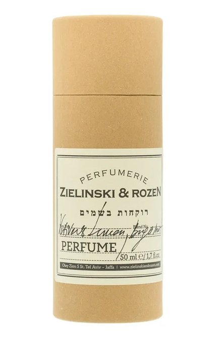 Духи концентрированные vetiver & lemon, bergamot (50ml) ZIELINSKI&ROZEN бесцветного цвета, арт. 4603720459071 | Фото 2 (Ограничения доставки: flammable)