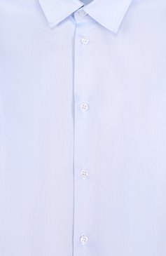 Детская хлопковая рубашка DAL LAGO голубого цвета, арт. N402/1165/7-12 | Фото 3 (Рукава: Длинные; Принт: Без принта; Случай: Повседневный, Формальный; Материал сплава: Проставлено, Проверено; Материал внешний: Хлопок; Мальчики-школьная форма: Рубашки; Драгоценные камни: Проставлено; Статус проверки: Проверена категория)