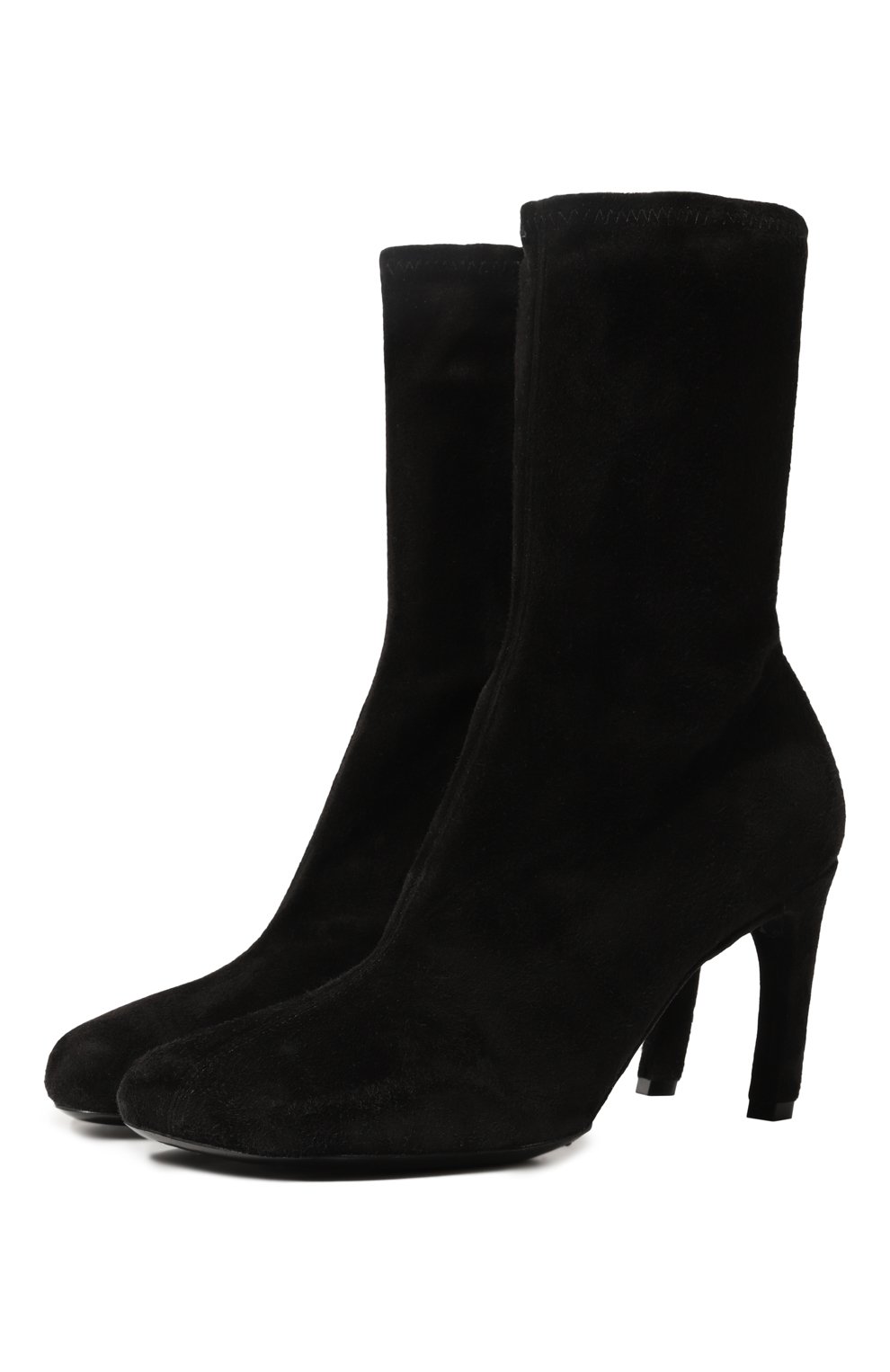 Женские черные замшевые ботильоны DRIES VAN NOTEN купить в интернет ...