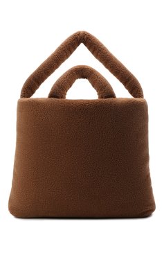 Женский сумка-шопер KASSL EDITIONS коричневого цвета, арт. H0L21B03310012 | Фото 7 (Сумки-технические: Сумки-шопперы; Материал: Текстиль; Размер: large)