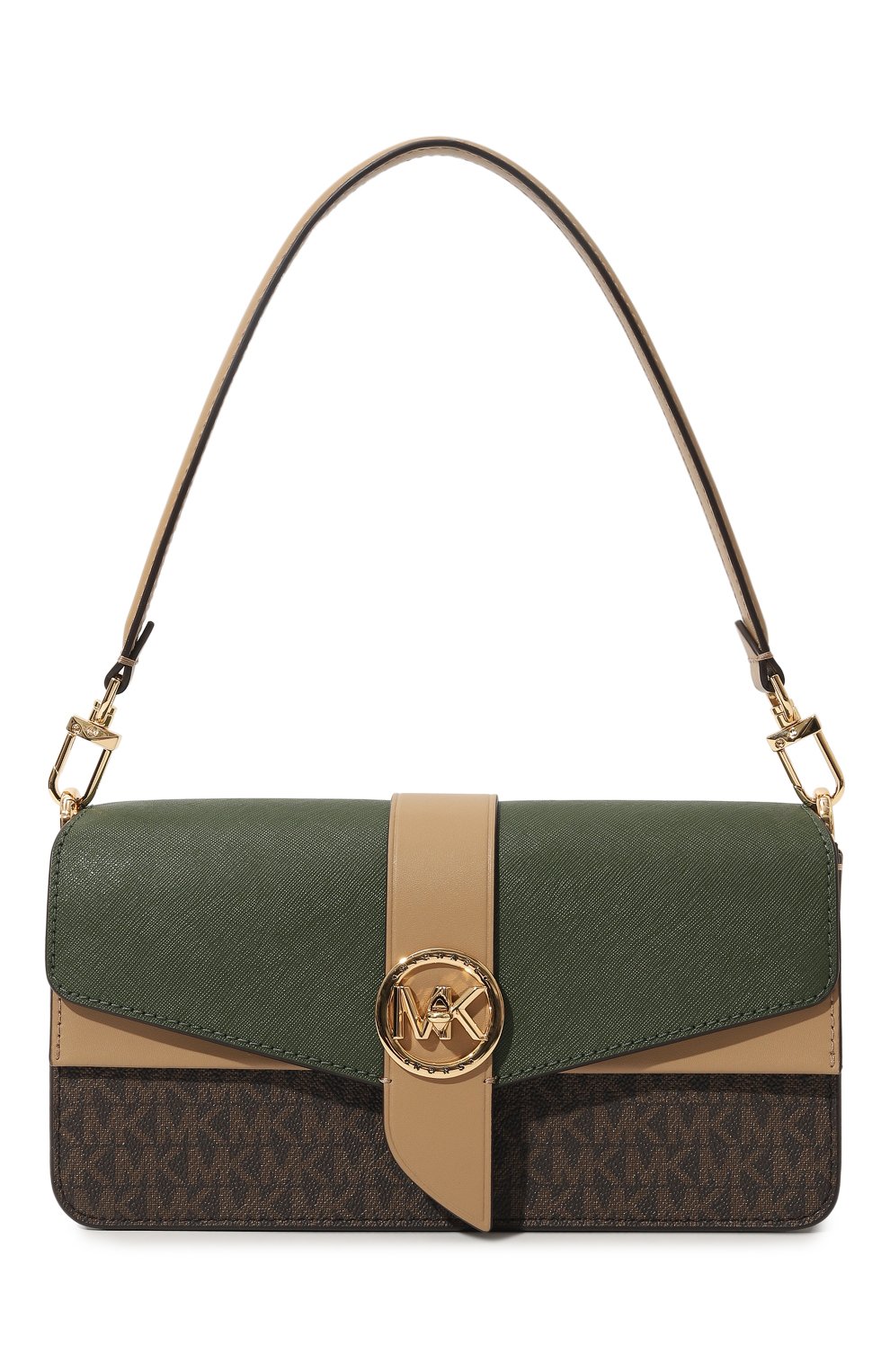 Женская зеленая сумка greenwich MICHAEL MICHAEL KORS купить в интернет ...