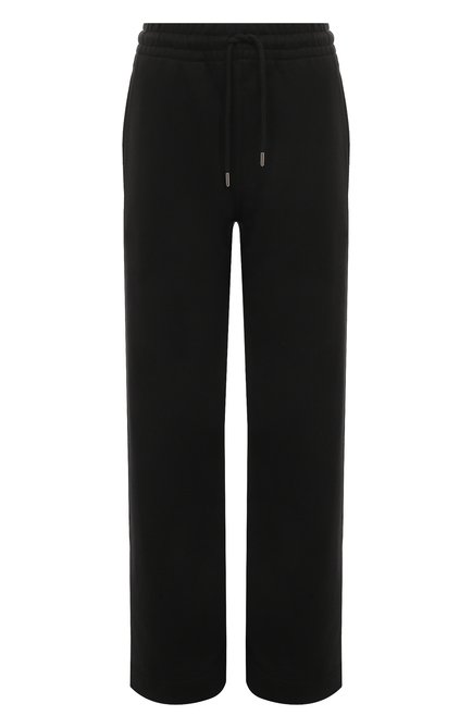 Женские хлопковые брюки DRIES VAN NOTEN черного цвета по цене 45500 руб., арт. 232-011125-7618 | Фото 1