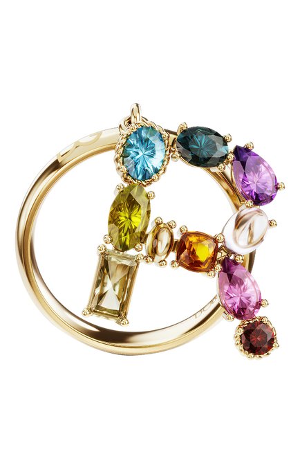 Женские кольцо DOLCE & GABBANA бесцветного цвета, арт. WRMR1G WMIXR Z0000 | Фото 1 (Материал сплава: Желтое золото; Драгоценные камни: Другие)