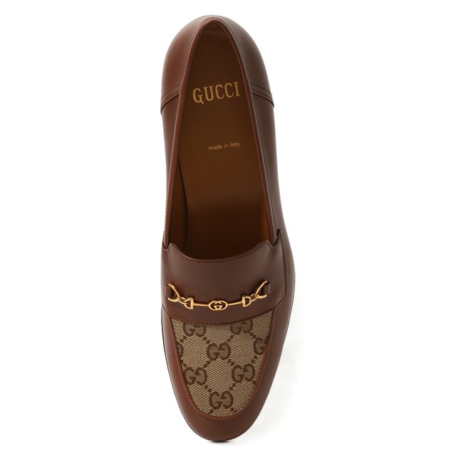 фото Кожаные лоферы gucci