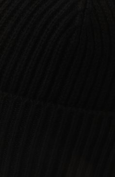 Детского шапка из шерсти и хлопка DSQUARED2 черного цвета, арт. DQ2025/D00WC | Фото 3 (Материал: Текстиль, Шерсть, Хлопок; Материал сплава: Проставлено; Нос: Не проставлено)