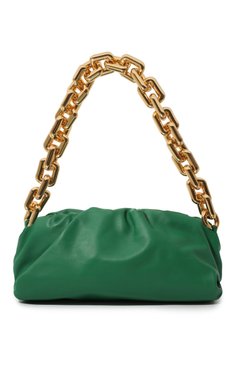 Женская сумка chain pouch BOTTEGA VENETA зеленого цвета, арт. 620230/VCP40 | Фото 6 (Сумки-технические: Сумки через плечо, Сумки top-handle; Размер: medium; Материал: Натуральная кожа; Региональные ограничения белый список (Axapta Mercury): RU)