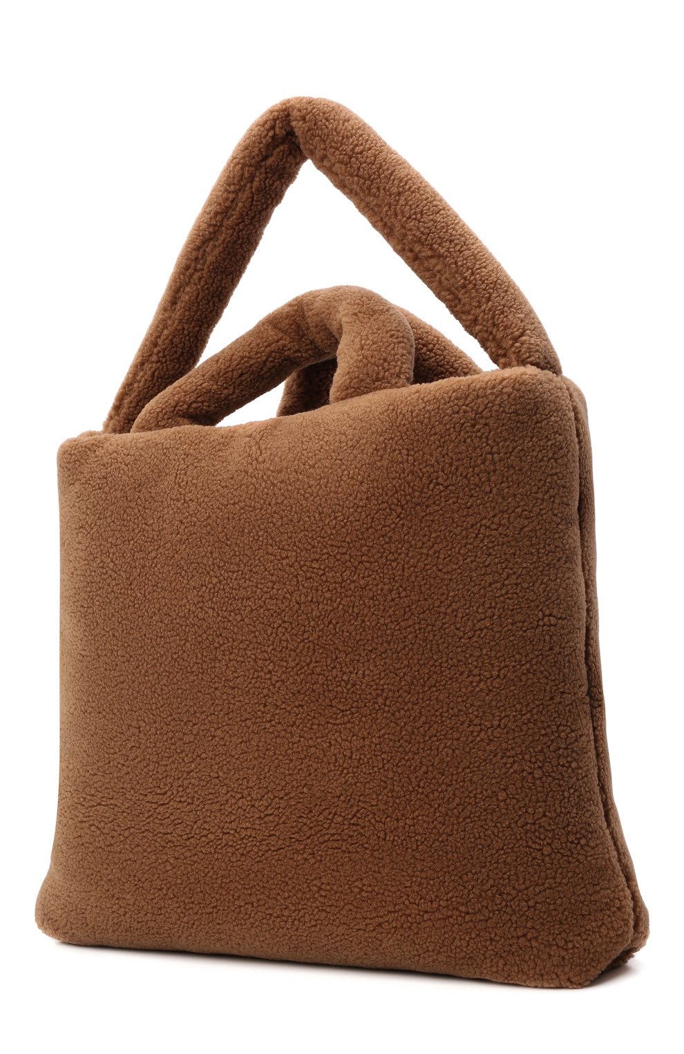 Женский сумка-шопер KASSL EDITIONS коричневого цвета, арт. H0L21B03310012 | Фото 4 (Сумки-технические: Сумки-шопперы; Материал: Текстиль; Размер: large)