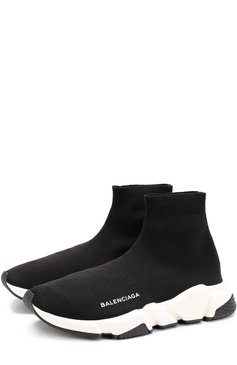 All black cheap balenciaga speed runners