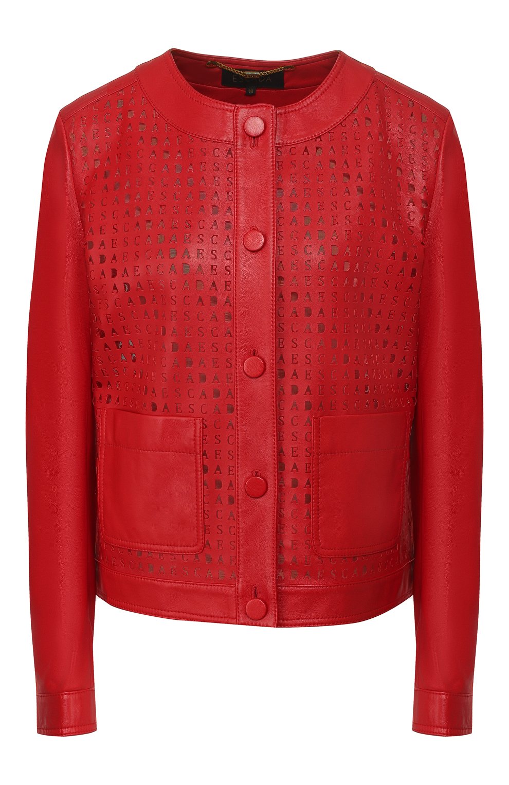 Женская красная кожаная куртка ESCADA купить в интернет-магазине ЦУМ, арт.5029853