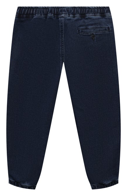 Детские джинсы IL GUFO синего цвета, арт. A23PL394J0039/2A-4A | Фото 2 (Материал внешний: Хлопок; Нос: Не проставлено; Мате риал сплава: Проставлено)
