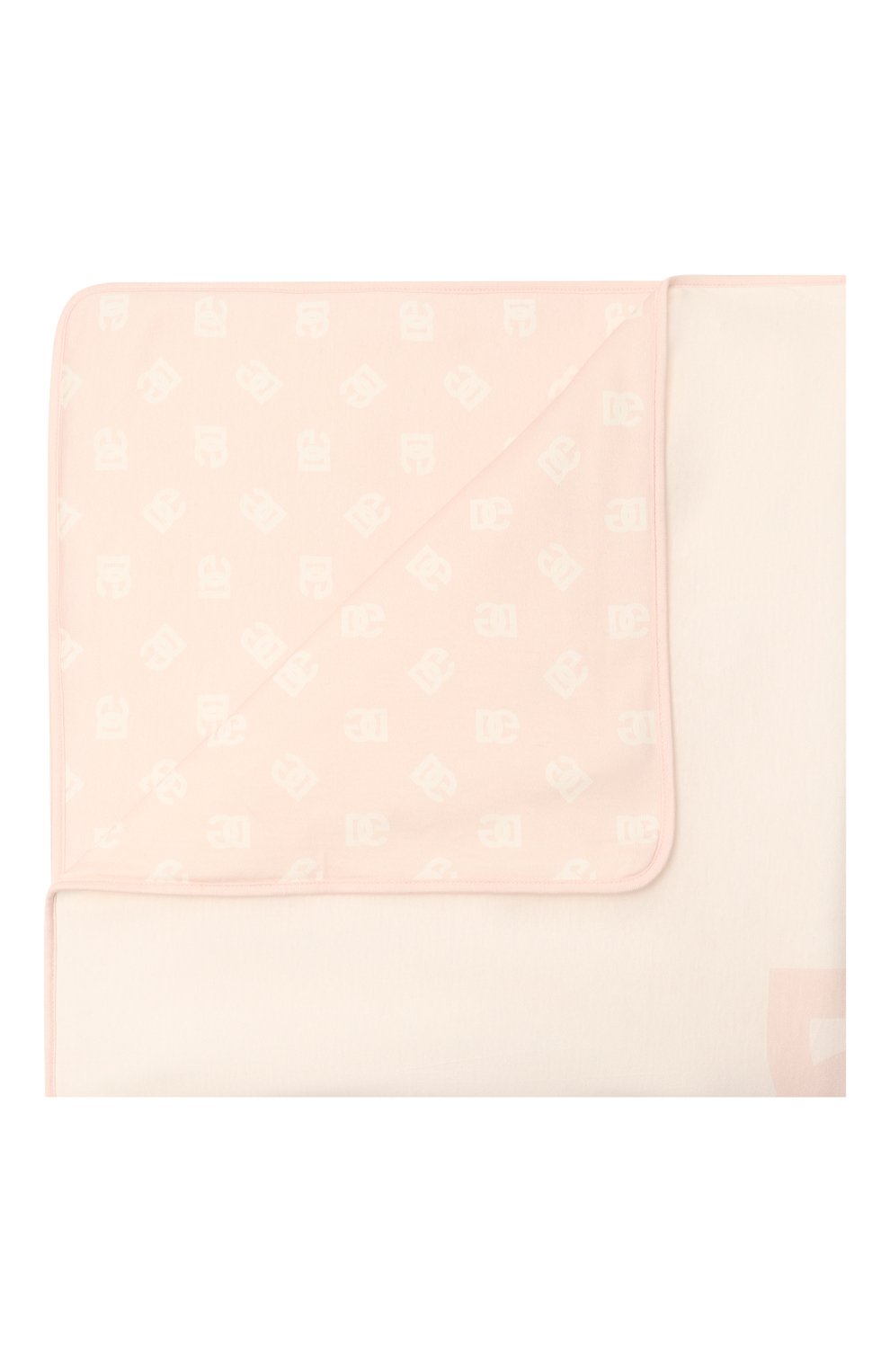 Детского хлопковое одеяло DOLCE & GABBANA розового цвета, арт. LNJA88/G7F0H | Фото 1 (Материал: Текстиль, Хлопок)