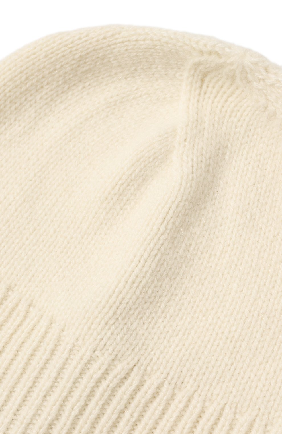 Женская кашемировая шапка JIL SANDER кремвого цвета, арт. J02TC0002/J13203 | Фото 4 (Материал: Текстиль, Кашемир, Шерсть; Материал сплава: Проставлено; Нос: Не проставлено)