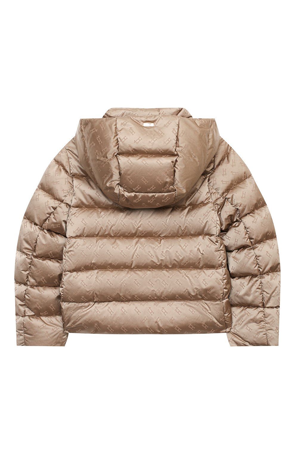 Детская пуховая куртка HERNO бежевого цвета, арт. PI0096G/12289/10A-14A | Фото 2 (Кросс-КТ: Зима; Девочки Кросс-КТ: Пуховик-верхняя одежда; Рукава: Длинные; Материал внешний: Синтетический материал; Региональные ограничения белый список (Axapta Mercury): RU; Материал сплава: Проставлено; Материал подклада: Синтетический материал; Драгоценные камни: Проставлено; Материал утеплителя: Пух и перо; Ростовка одежда: 10 - 11 лет | 140 - 146см, 12 лет | 152 см, 13 - 15 лет | 158 см)