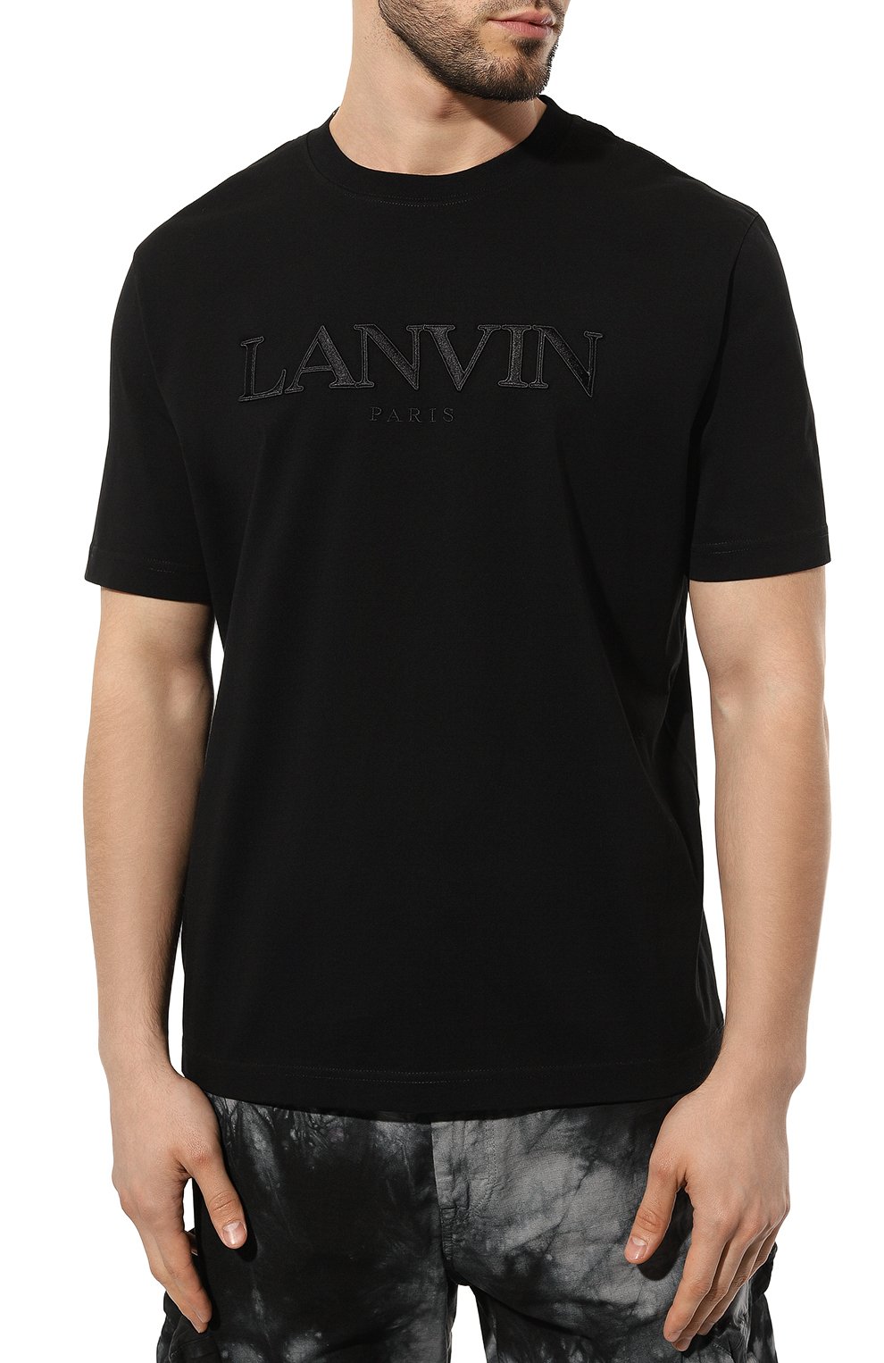 Хлопковая футболка Lanvin  RM TS0005/J208 Фото 3