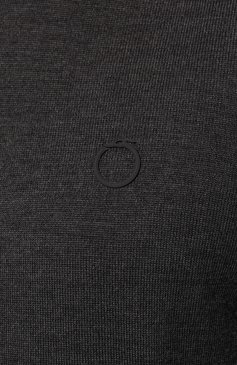 Мужской шерстяная водолазка TRUSSARDI темно-серого цвета, арт. 52M00655-0F000780 | Фото 5 (Материал внешний: Шерсть; Рукава: Длинные; Принт: Без принта; Длина (для топов): Стандартные; Материал сплава: Проставлено; Мужское Кросс-КТ: Водолазка-одежда; Драгоценные камни: Проставлено; Стили: Кэжуэл)