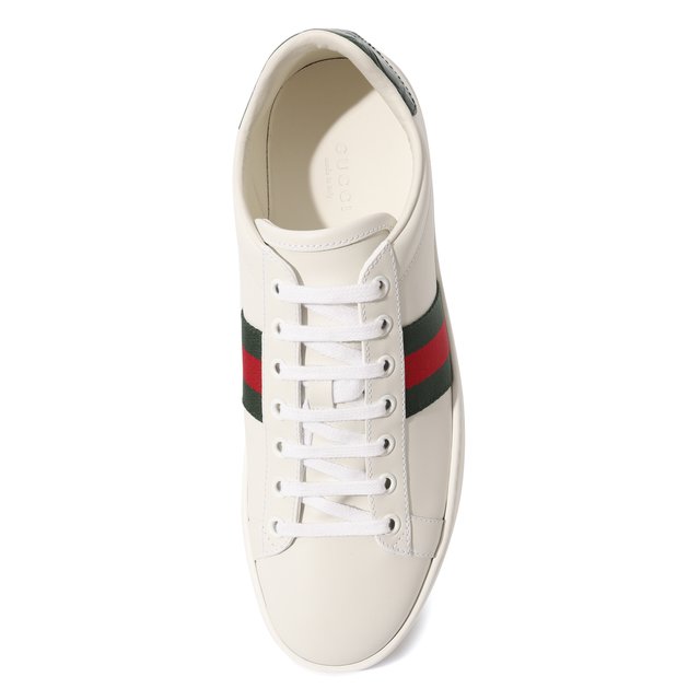 фото Кожаные кеды new ace gucci