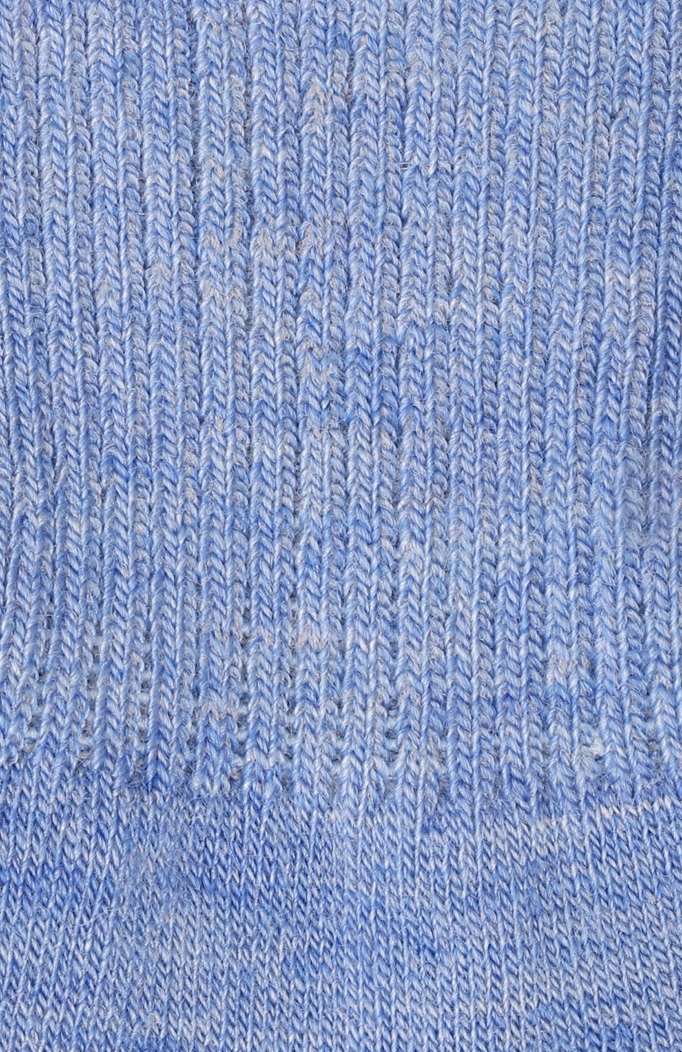 Детские шерстяные носки WOOL&COTTON голубого цвета, арт. NLML | Фото 2 (Материал: Текстиль, Шерсть)