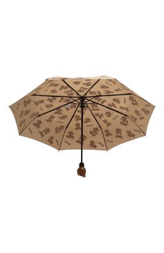 Женский складной зонт MOSCHINO бежевого цвета, арт. 8340-0PENCL0SED | Фото 3 (Материал: Текстиль, Синтетический материал, Металл)