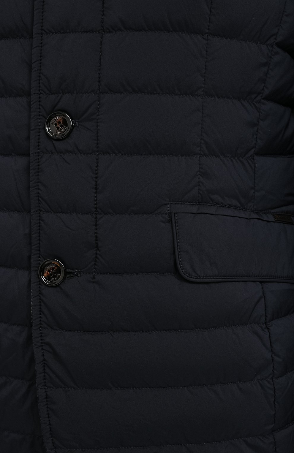 Мужская пуховая куртка zavyer-s3 MOORER темно-синего цвета, арт. ZAVYER-S3/A20M360REFL | Фото 5 (Кросс-КТ: Куртка, Пуховик; Рукава: Длинные; Материал внешний: Синтетический материал; Мужское Кросс-КТ: Куртка-пуховая, Верхняя одежда; Материал подклада: Синтетический материал; Длина (верхняя одежда): Короткие; Материал утеплителя: Пух и перо)