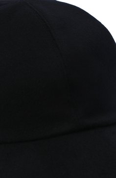 Мужской шерстяная бейсболка LORO PIANA темно-синего цвета, арт. FAL4808/VVIC | Фото 3 (Материал: Текстиль, Шерсть)