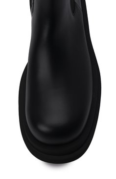Мужские кожаные челси lug BOTTEGA VENETA черного цвета, арт. 676890/V1BN1 | Фото 6 (Каблук высота: Высокий; Материал утеплителя: Натуральный мех; Мужское Кросс-КТ: зимние сапоги, Сапоги-обувь, Челси-обувь; Подошва: Массивная)
