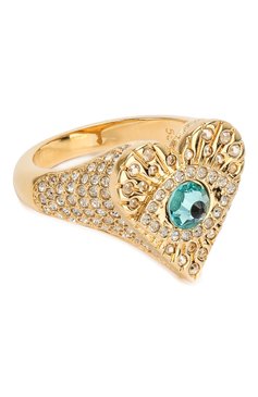 Женское кольцо lucky goddess heart SWAROVSKI золотого цвета, арт. 5461778 | Фото 1 (Статус проверки: Проверено, Проверена категория; Материал: Металл)