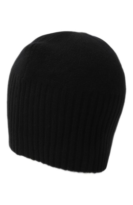 Мужская кашемировая шапка ALLUDE черного цвета, арт. 235/30027 | Фото 2 (Материал: Т екстиль, Шерсть, Кашемир; Нос: Не проставлено; Материал сплава: Проставлено; Кросс-КТ: Трикотаж)