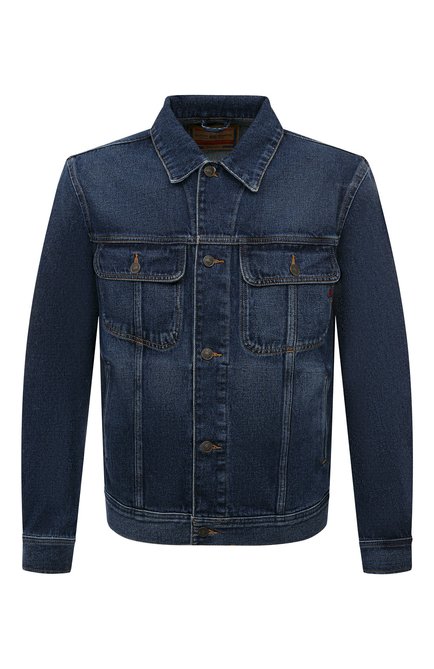 Мужская джинсовая куртка DIESEL синего цвета по цене 42550 руб., арт. A03885/09B88 | Фото 1