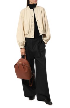Женский рюкзак soft-wear COCCINELLE коричневого цвета, арт. E1 P5A 14 01 01 | Фото 7 (Размер: medium; Материал: Натуральная кожа; Материал сплава: Проставлено; Драгоценные камни: Проставлено; Стили: Кэжуэл)