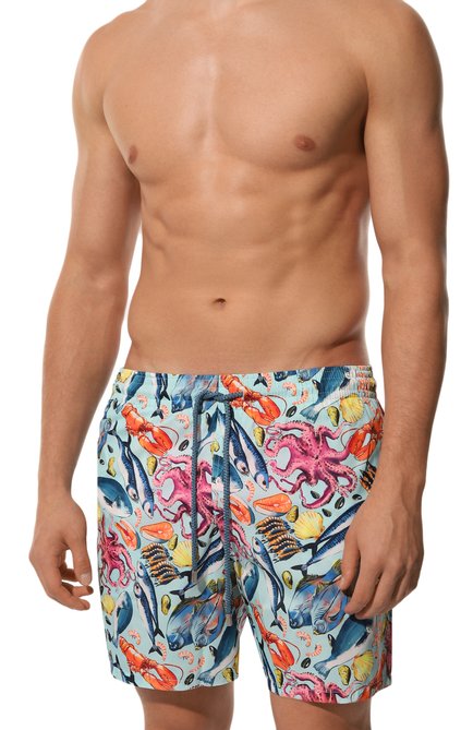 Мужские плавки-шорты VILEBREQUIN разноцветного цвета, арт. MAHH3J32/373 | Фото 2 (Нос: Не проставлено; Материал сплава: Проставлено)