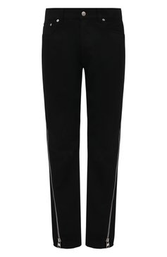 Мужские джинсы ALEXANDER MCQUEEN черного цвета, арт. 685204/QSY73 | Фото 1 (Силуэт М (брюки): Прямые; Кросс-КТ: Деним; Длина (брюки, джинсы): Стандартные; Региональные ограничения белый список (Axapta Mercury): Не проставлено; Стили: Гранж; Материал сплава: Проставлено; Нос: Не проставлено; Материал внешний: Хлопок, Деним; Драгоценные камни: Проставлено)