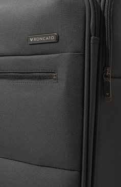 Мужской текстильный дорожный чемодан sidetrack small RONCATO серого цвета, арт. 41528322 | Фото 2 (Материал: Текстиль; Размер: large; Ограничения доставки: oversized)