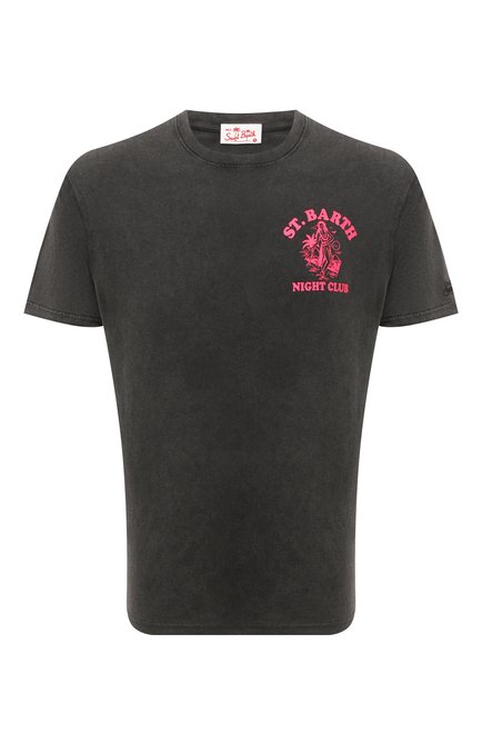 Мужская хлопковая футболка MC2 SAINT BARTH темно-серого цвета по цене 12100 руб., арт. STBM/JACK/06536D | Фото 1