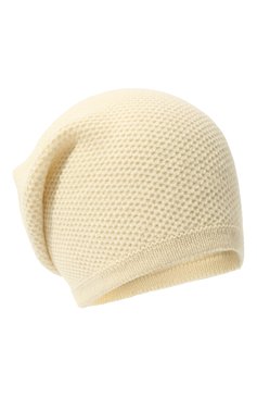 Женская кашемировая шапка INVERNI белого цвета, арт. 5263 CM | Фото 1 (Материал: Текстиль, Кашемир, Шерсть)