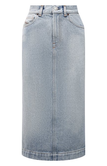 Женская джинсовая юбка DIESEL светло-голубого цвета по цене 17750 руб., арт. A04934/09C14 | Фото 1