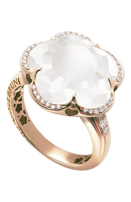 Женские кольцо PASQUALE BRUNI бесцветного цвета, арт. 15630R | Фото 1 (Материал сплава: Розовое золото; Драгоценные камни: Бриллианты)