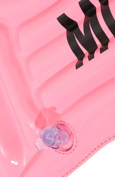 Женский клатч MOSCHINO розового цвета, арт. A7310/8206 | Фото 3 (Материал сплава: Проставлено; Женское Кросс-КТ: Клатч-клатчи; Материал: Текстиль, Экокожа; Драгоценные камни: Проставлено; Размер: large)