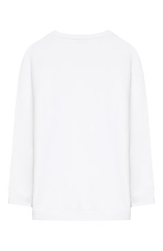 Детский хлопковый свитшот BALMAIN белого цвета, арт. 6K4000/KC170/12-16 | Фото 2 (Рукава: Длинные; Мальчики Кросс-КТ: Толстовка-одежда, Свитшот-одежда; Материал внешний: Хлопок; Статус проверки: Проверено, Проверена категория)