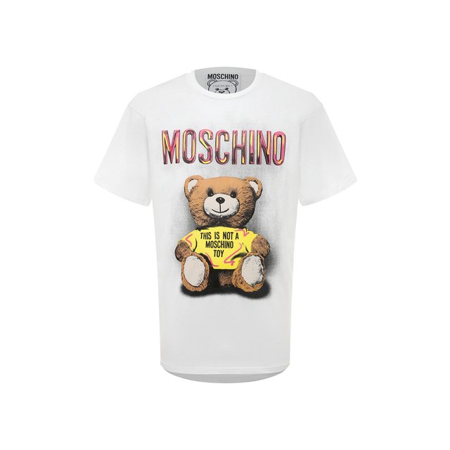 Хлопковая футболка Moschino 231ZZA0726/241