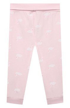 Детский хлопковая пижама SANETTA розового цвета, арт. 221891 | Фото 5 (Материал сплава: Проставлено; Нос: Не проставлено; Материал внешний: Хлопок)