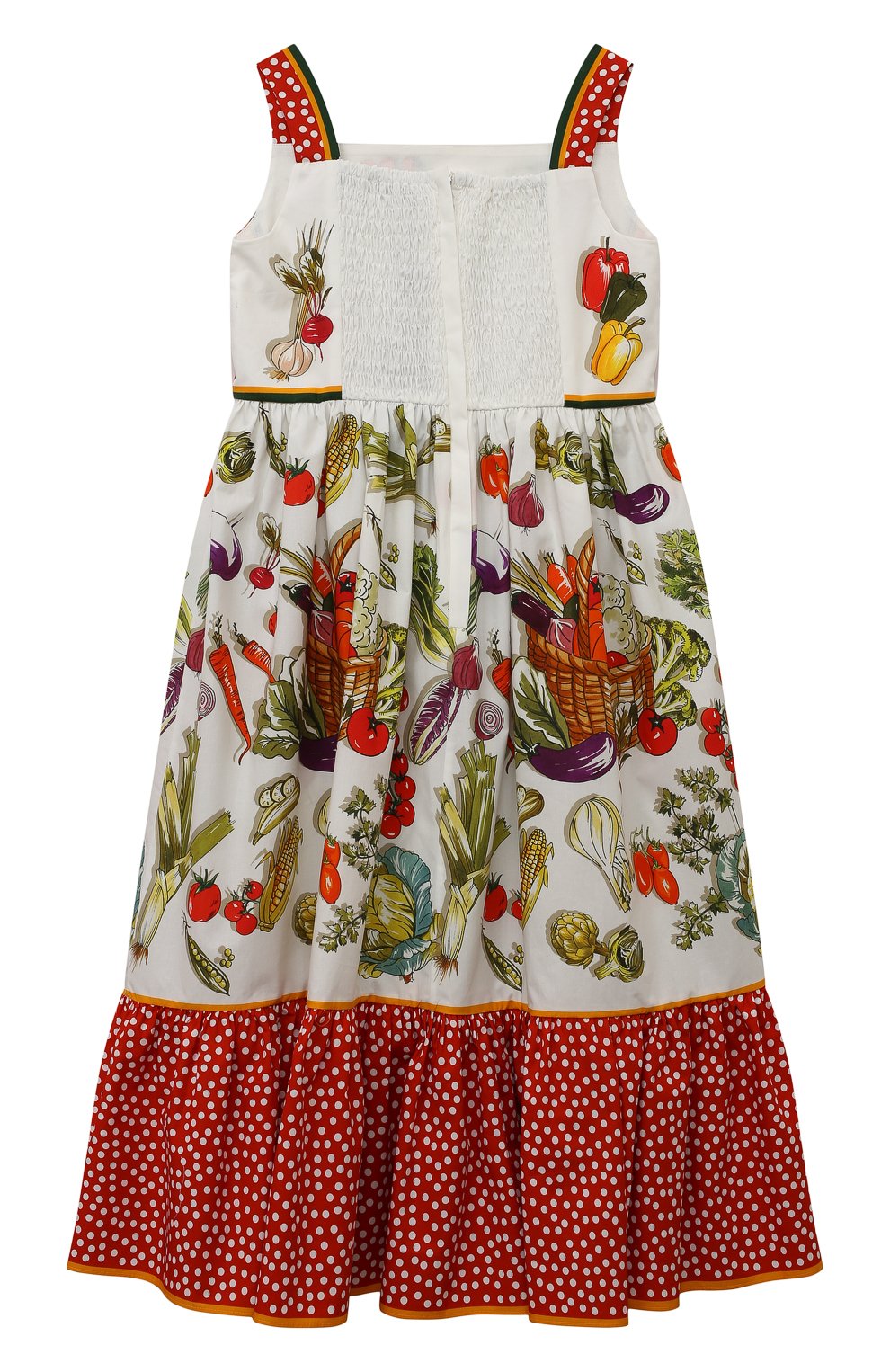 Хлопковое платье Dolce & Gabbana  L53DF2/G7E1Q/8-14 Фото 2