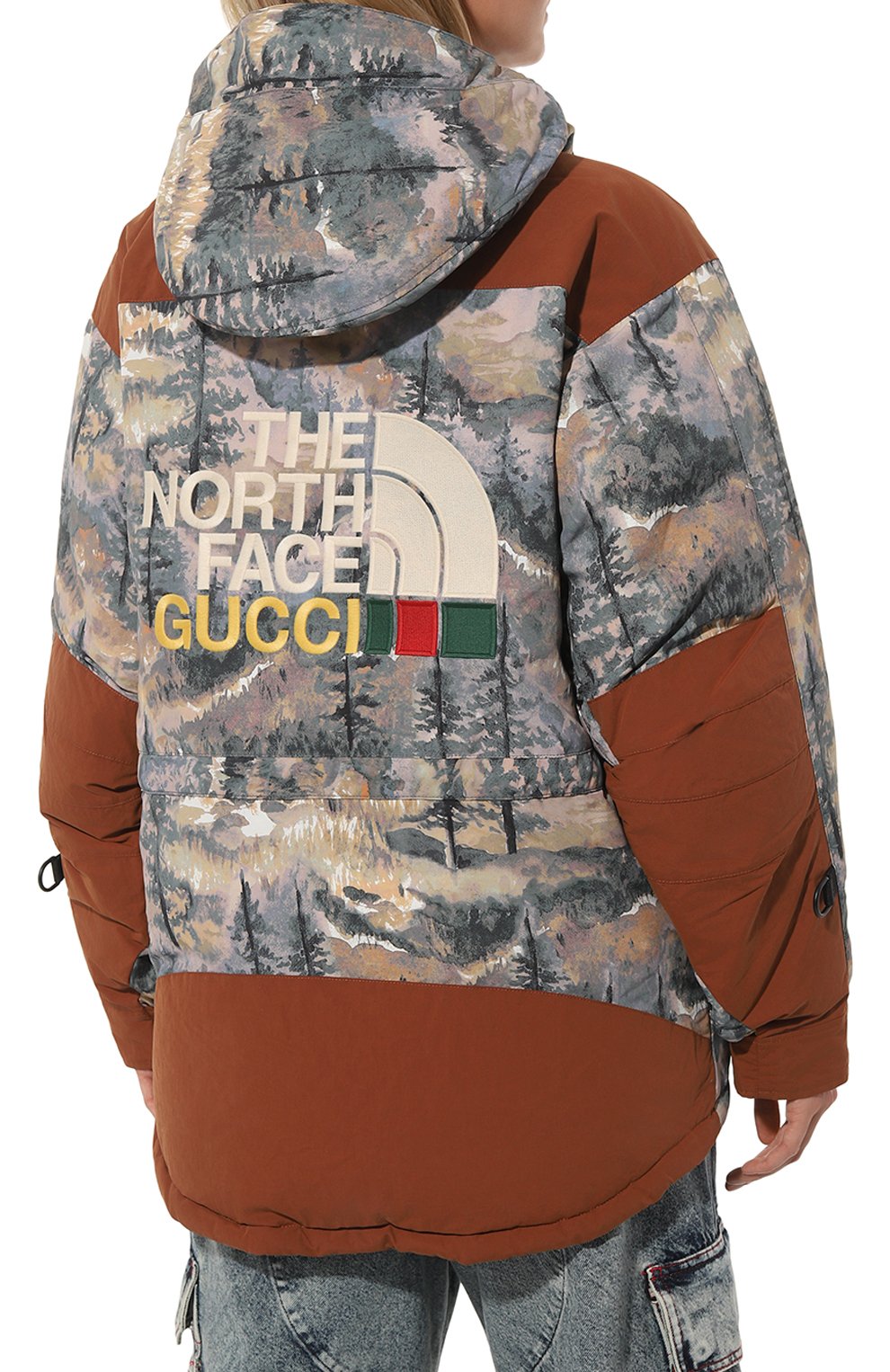 фото Пуховик the north face x gucci gucci