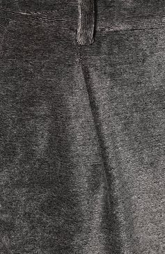 Женские брюки из вискозы GIORGIO ARMANI темно-серого цвета, арт. 6GAP53/AJGYZ | Фото 5 (Длина (брюки, джинсы): Стандартные; Женское Кросс-КТ: Брюки-одежда; Силуэт Ж (брюки и джинсы): Прямые; Материал внешний: Вискоза; Статус проверки: Проверено, Проверена категория)